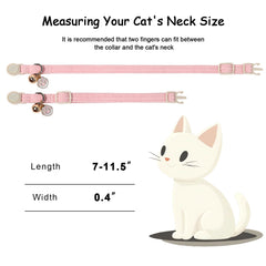 Babole Pet collar corduroy ajustable de 7 a 12 pulgadas.