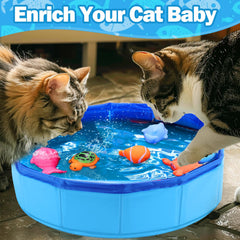 BABORUI Juguete interactivo de agua para gatos que invita a explorar