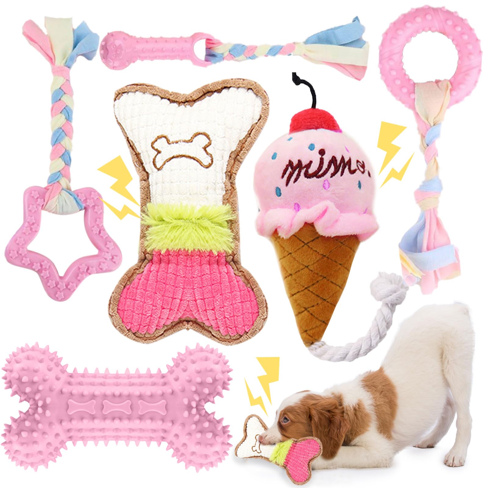 BAEJMJK peluche cono rosa con relleno suave para confort.