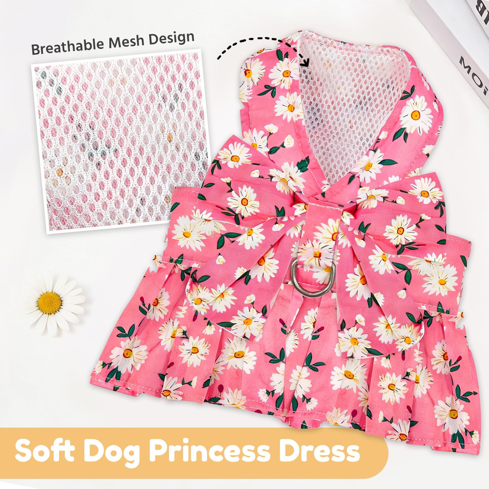 BAEJMJK vestido suave para perro, ideal para días soleados.