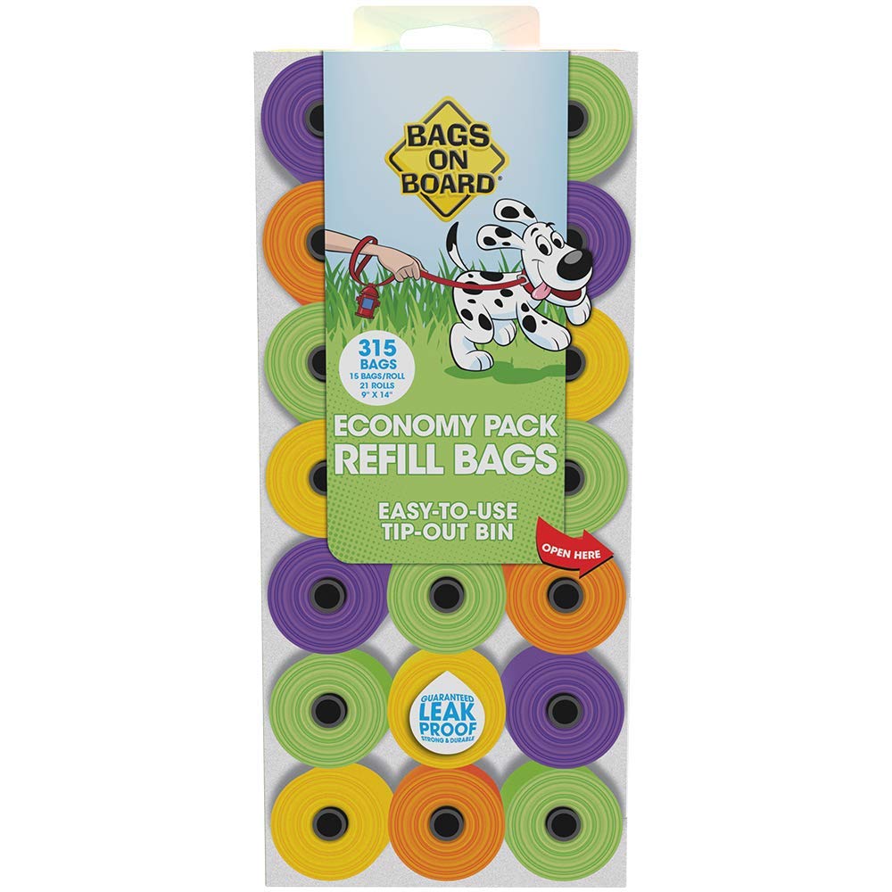Bags On Board: bolsas-excrementos-perro-resistentes para limpieza rápida y segura