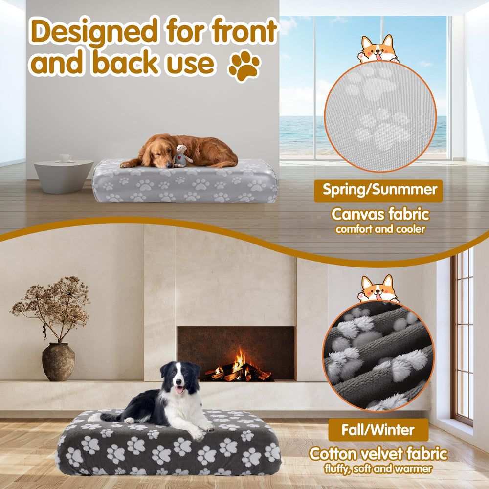 BALAPET funda para cama de perro con medidas 44x35x6 pulgadas