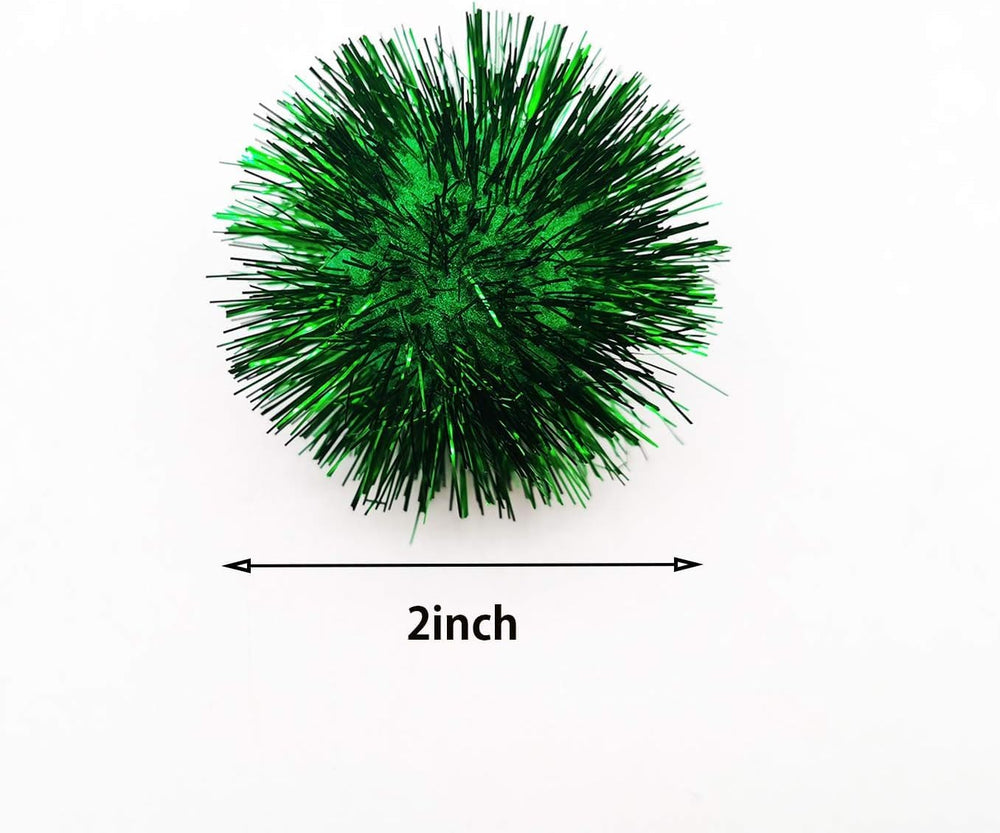 BallHull bolas de tinsel multicolor, atractivas para gatos curiosos.
