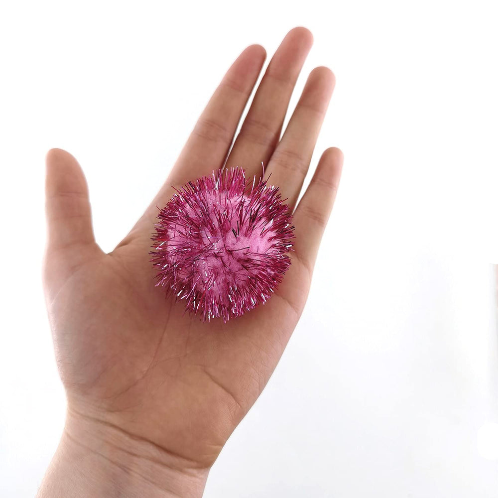 BallHull pom pom brillantes para jugar en casa y fiestas