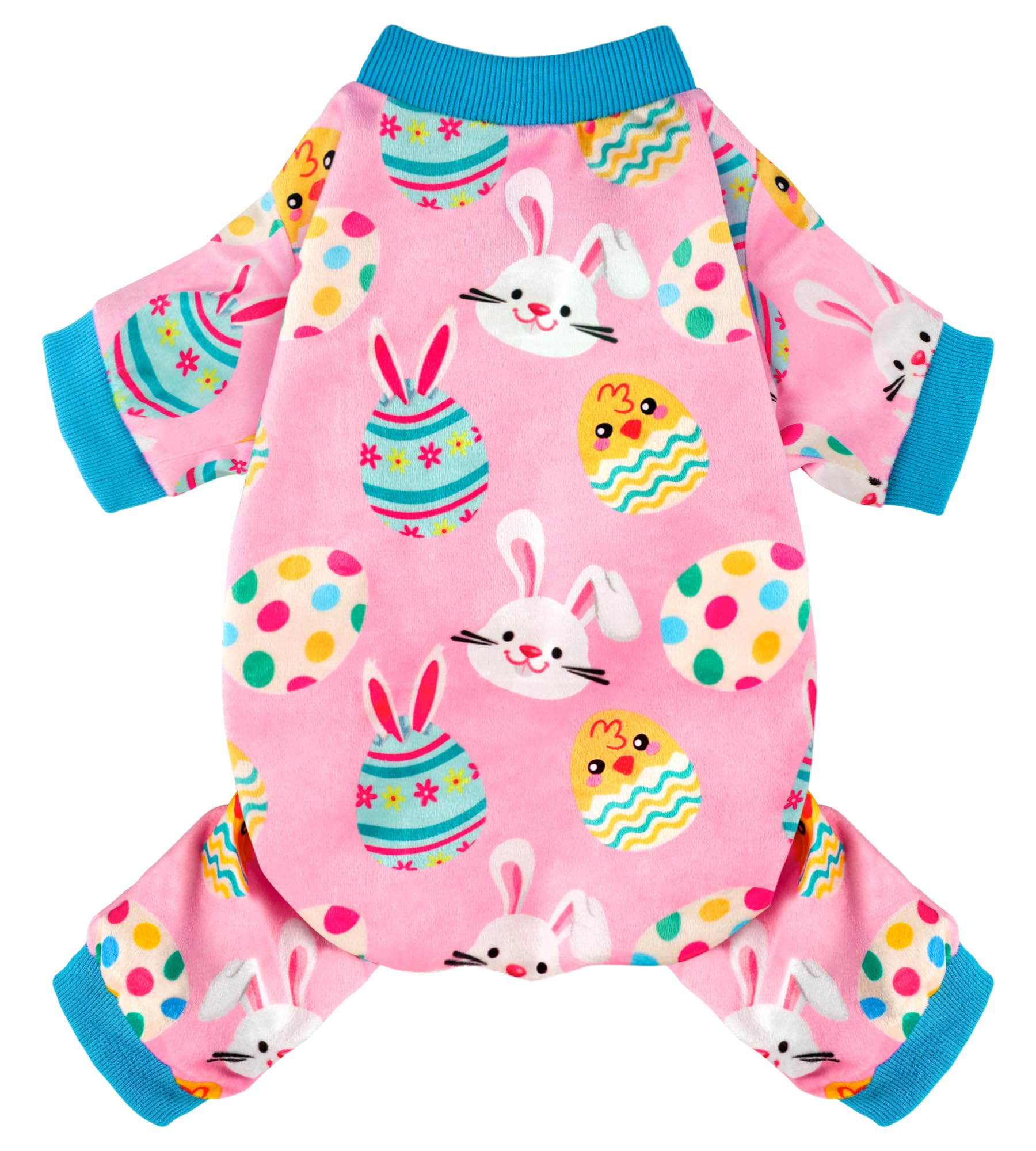 Baobicute Pijama para perro, vista frontal, cómodo y festivo para Pascua.