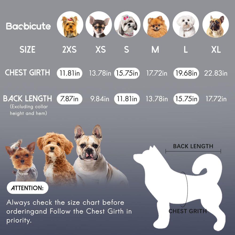BAOBICUTE ropa mascota para ocasiones especiales, suave y cálida