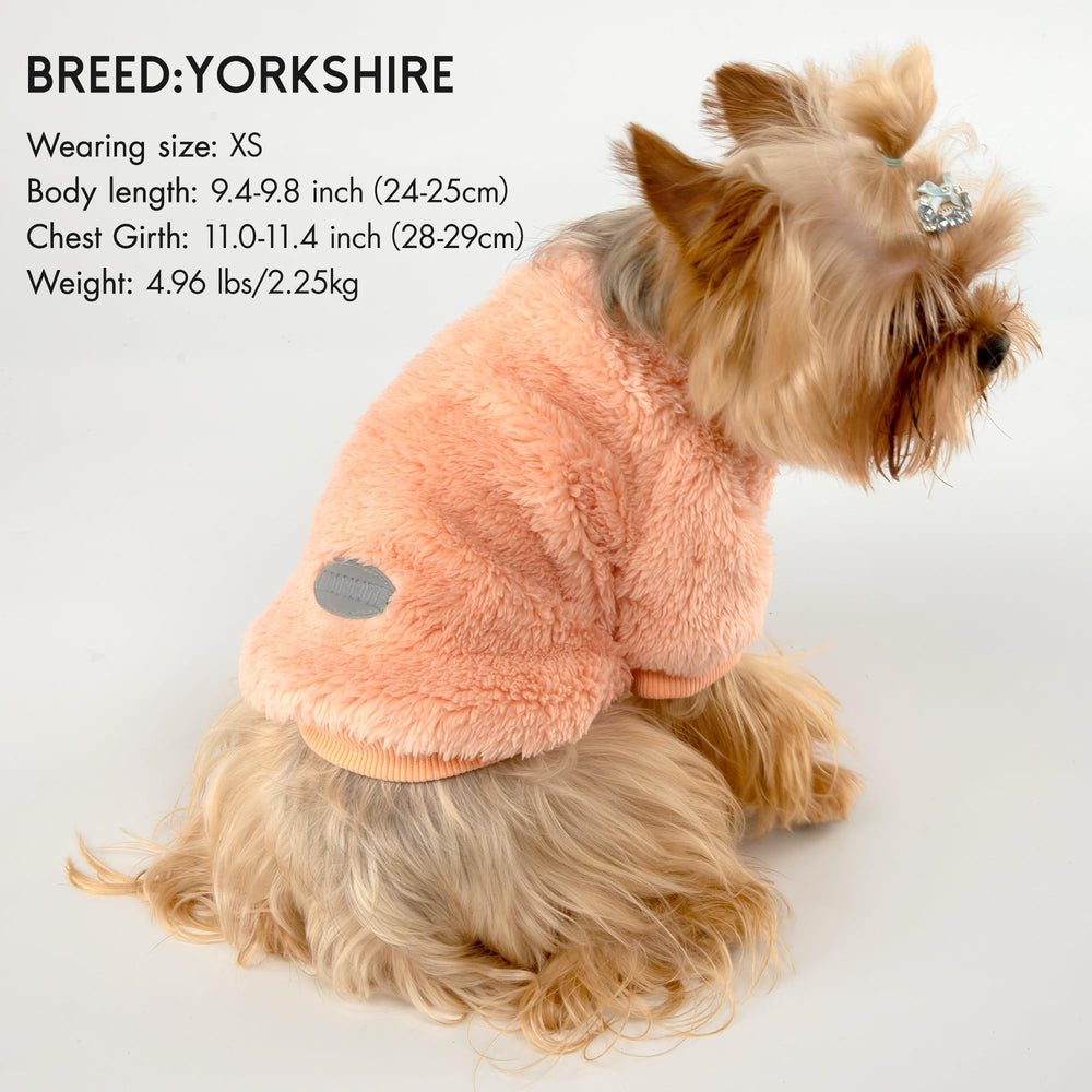Baobicute pack 3 sudaderas para perros pequeños, dorso; comodidad y libertad de juego