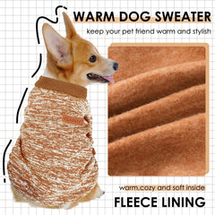 Baobicute sudadera para perro pequeño, enfoque frontal para mayor visibilidad.