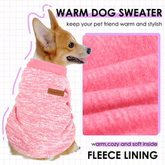 Baobicute sudaderas para perros pequeños, ajuste cómodo para ponérselas fácilmente