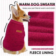 Baobicute suéter para perro pequeño, diseño de doble tono, ideal para salidas con estilo.