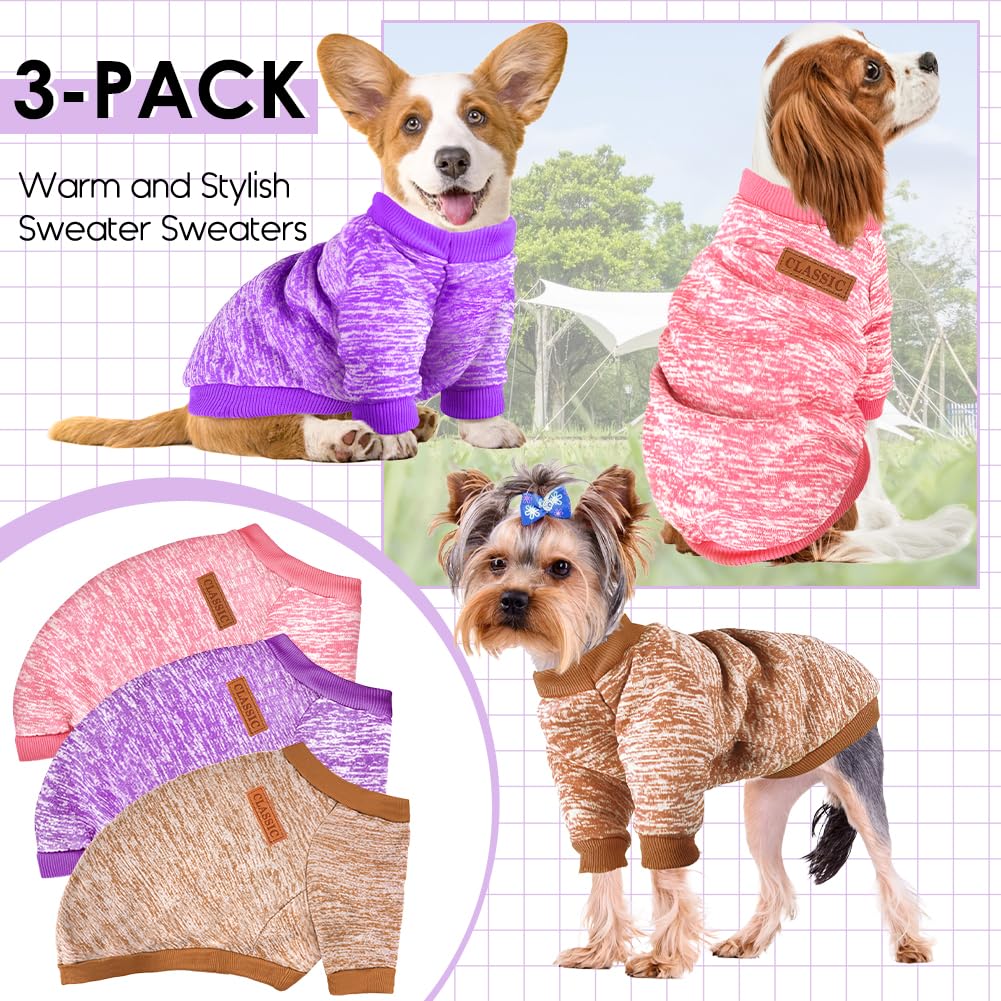 BAOBICUTE suéter para perro pequeño uso diario, ideal para paseos y visitas.