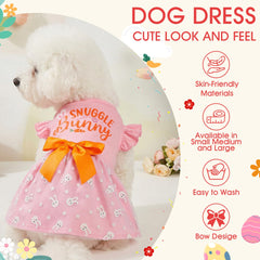Baobicute vestido para perro de entrada por la cabeza, fácil de usar.