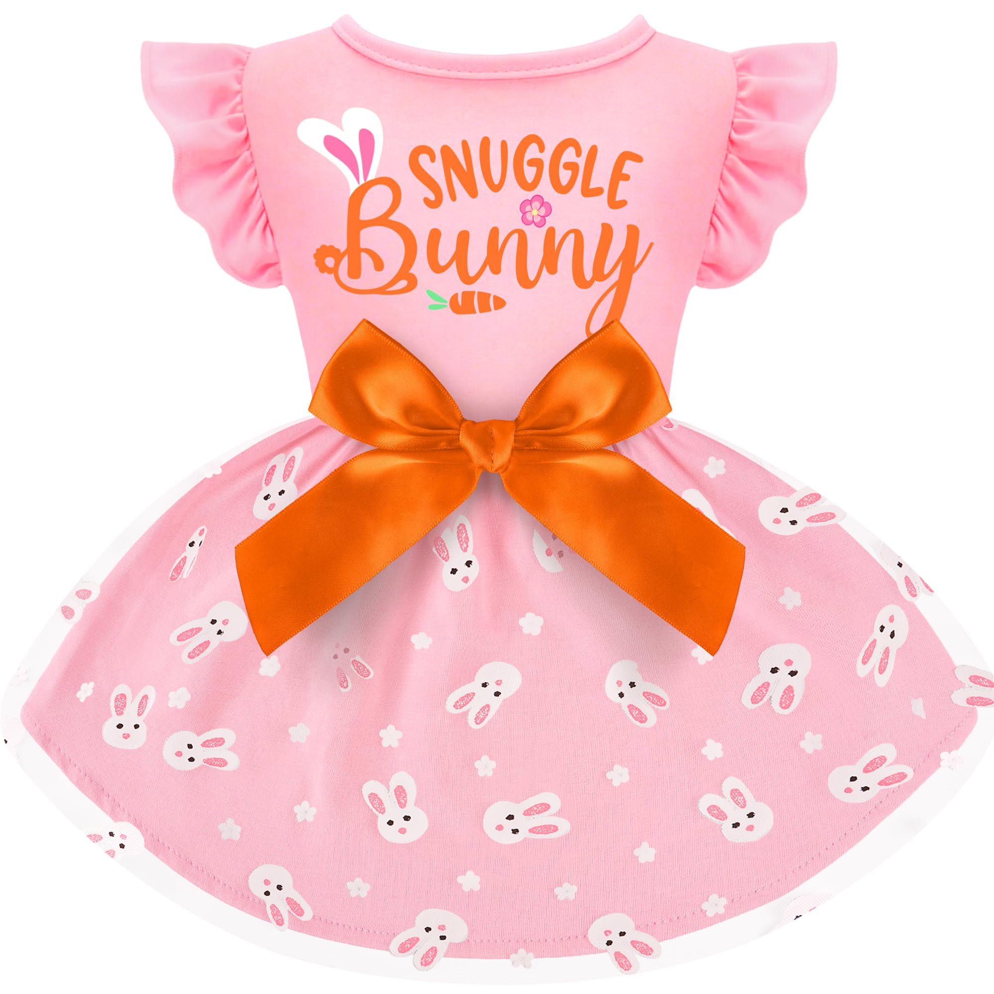 Baobicute vestidito para perro con volantes y tul, ideal para salidas festivas.