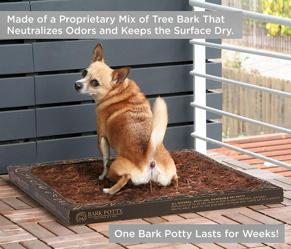 Bark Potty bandeja para interior y exterior, uso versátil