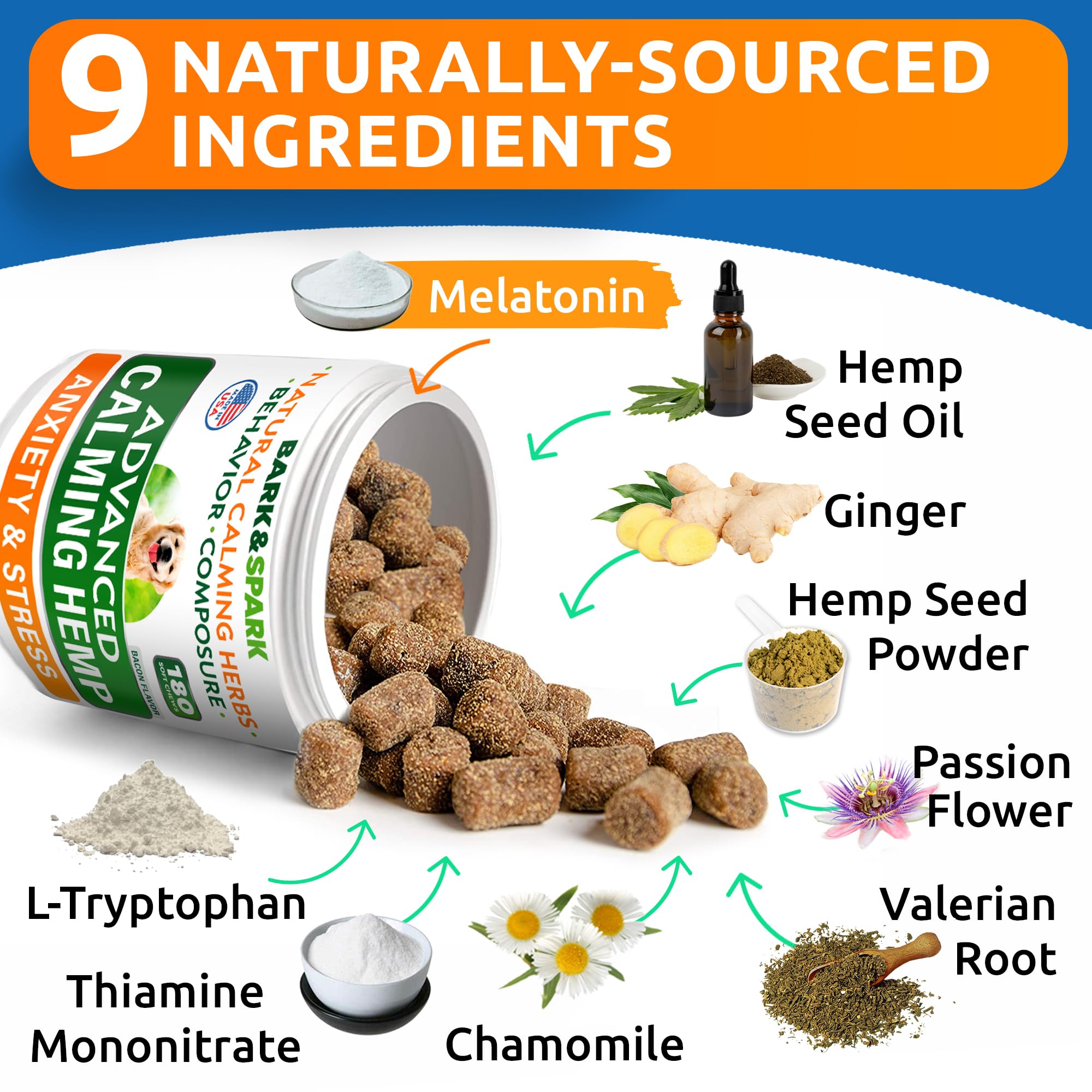 Melatonina de BARK&SPARK, ingrediente relajante para la noche
