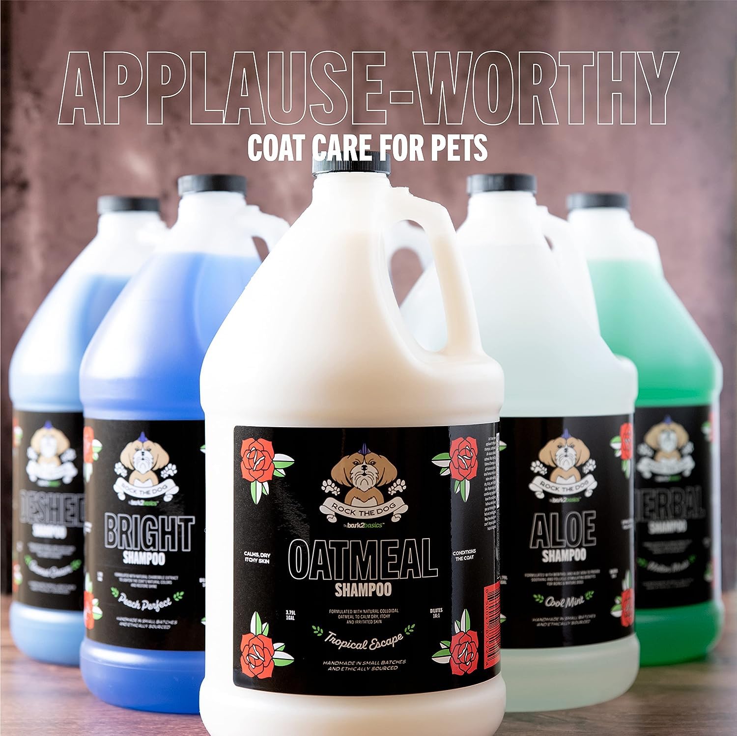 Aplicación de baño para perros con aroma relajante de lavanda