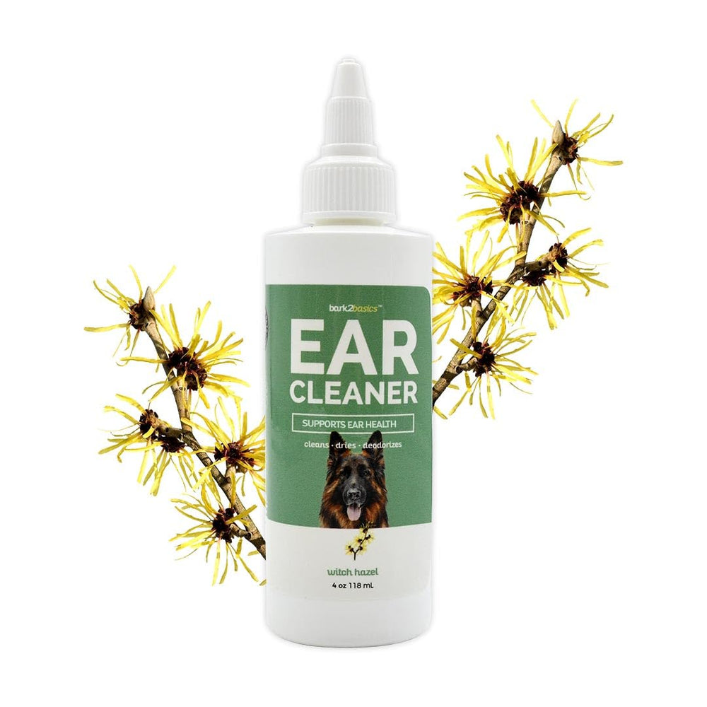 Bark2Basics limpiador de oídos para perros, limpia y refresca el canal auditivo.