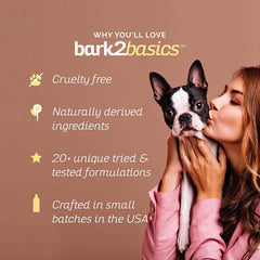 Bark2Basics producto sin aceite seca el canal auditivo sin grasa.