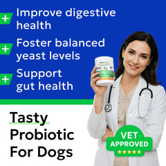 Bark&Spark digestiva avanzada para perros: gomitas con enzimas y probióticos