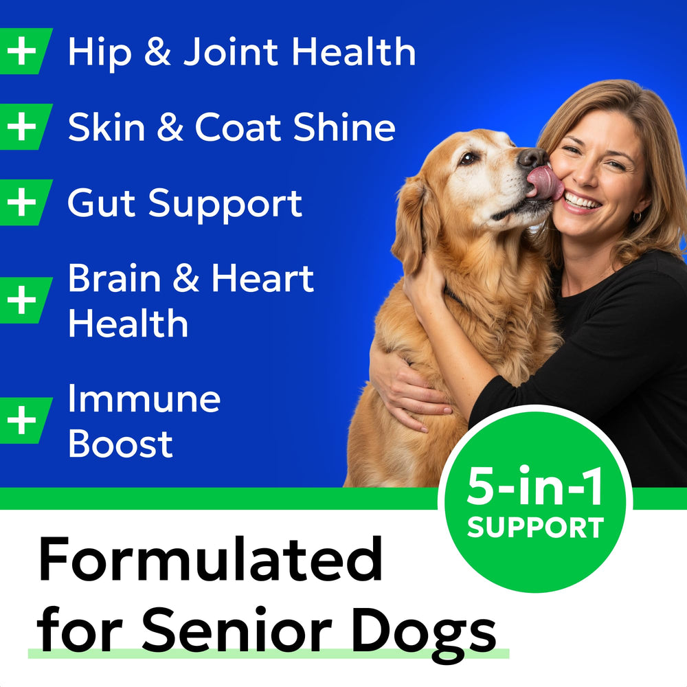 Fórmula de BARK&SPARK con glucosamina y omega-3 para articulaciones.