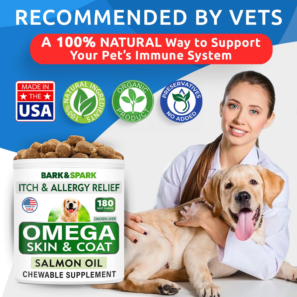 BARK&SPARK Omega3: apoyo a articulaciones en perros activos.