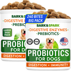Bark&Spark probióticos para perros: gomitas sabor tocino que ayudan a la digestión