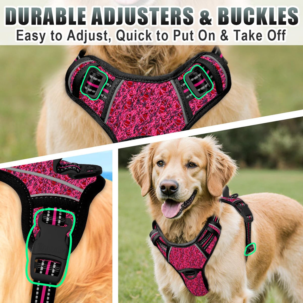 BARKBAY arnés anilla D trasera para paseos casuales.