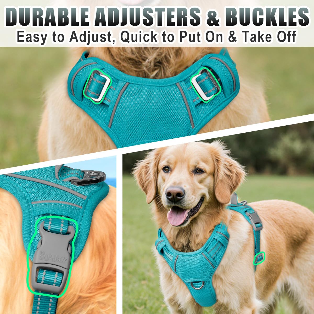 Arnés Barkbay diseñado para caminar, entrenar o correr.