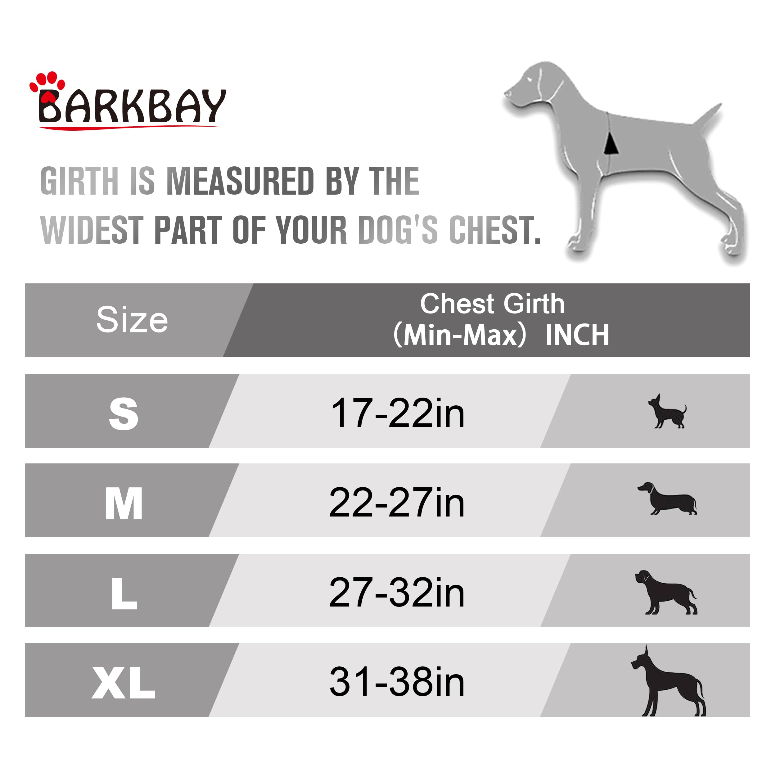 Arnés BarkBay con enganche de pecho para reducir tirones.