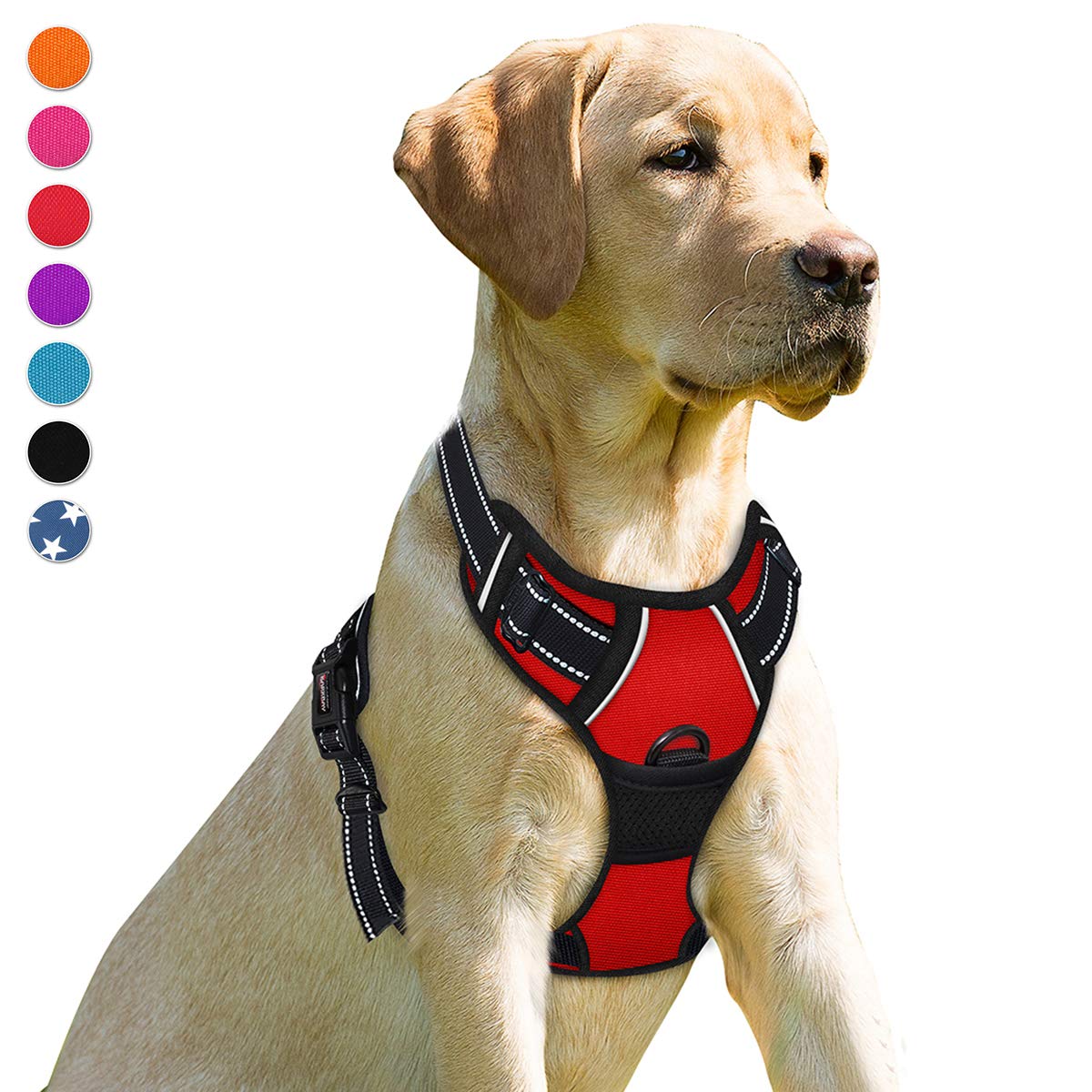 Arnés BARKBAY sin tirones con clip frontal para control suave