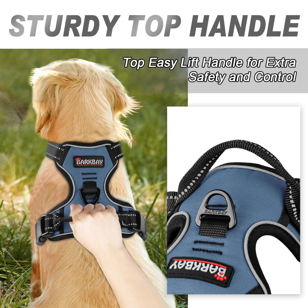 Arnés BARKBAY con enganche en el pecho para distribución de tracción.