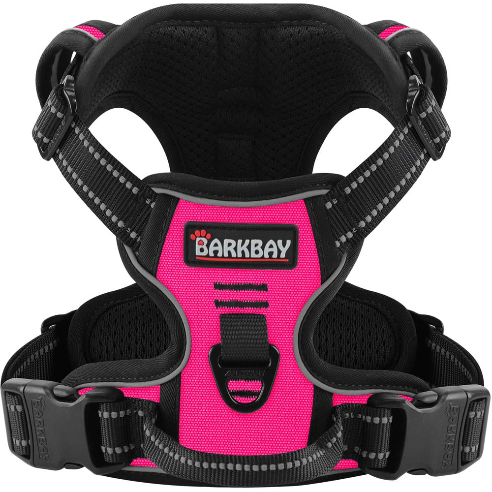 BARKBAY arnés sin tirón, frontal para dirigir con suavidad al perro.