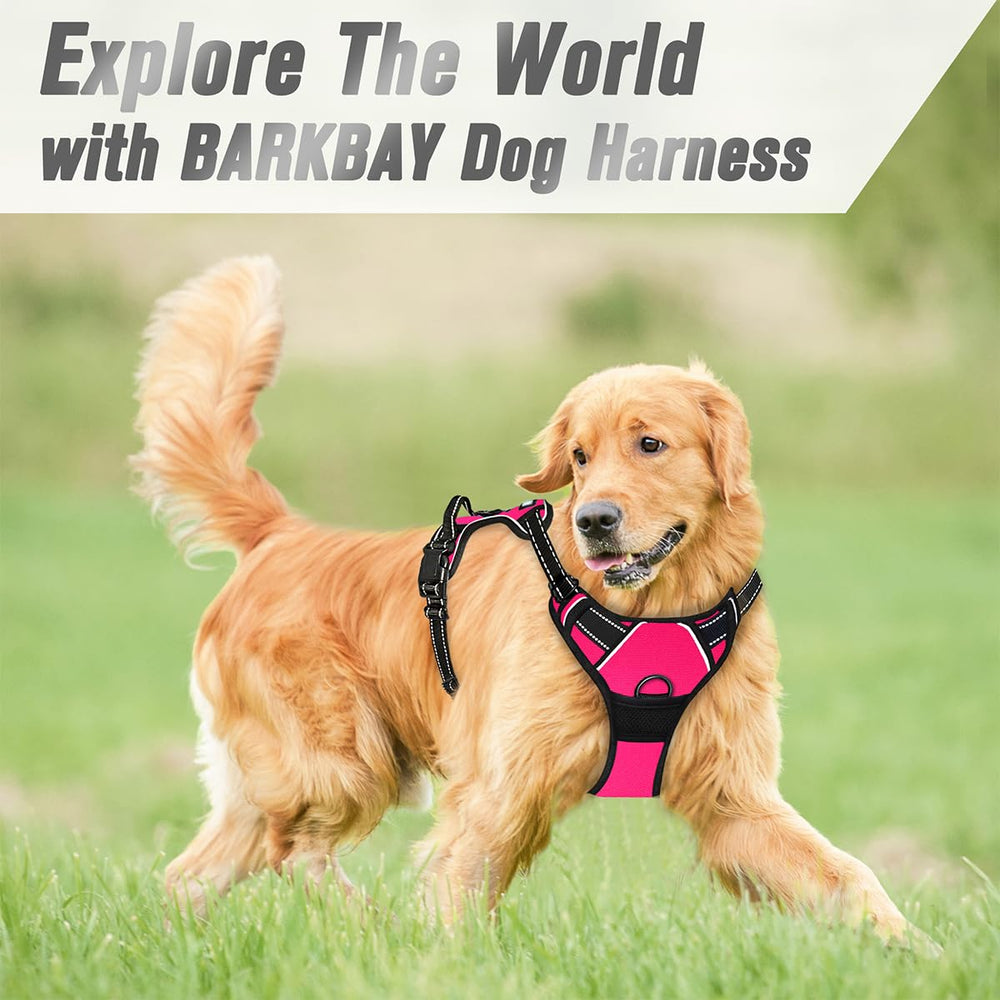 BARKBAY versión rosa talla M para perros grandes