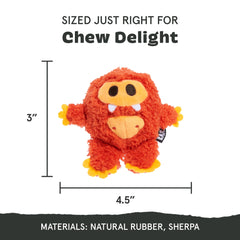 Betty Bigfoot de BarkBox, brazos flappy para juego dinámico