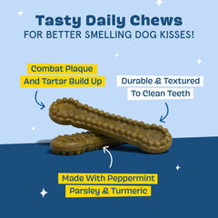 BarkBox Bright palo dental duradero texturizado para masajear encías