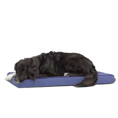 BarkBox cama ortopédica con espuma viscoelástica para perros grandes, soporte cómodo.