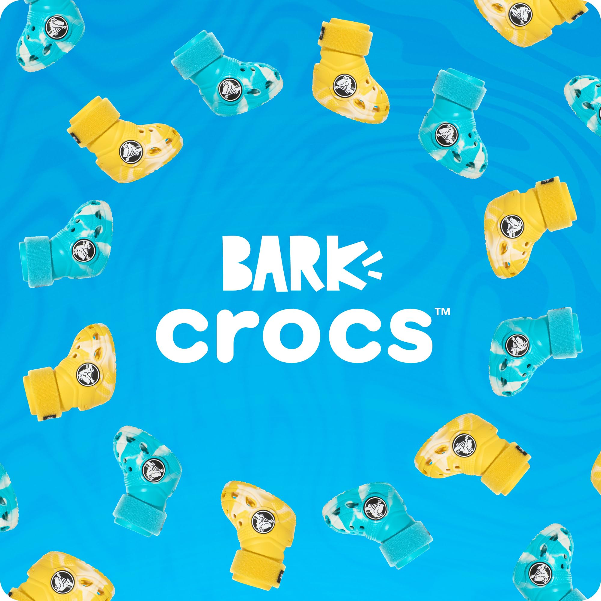 BarkBox Aqua Crocs para perros: protección cómoda en cada paseo.