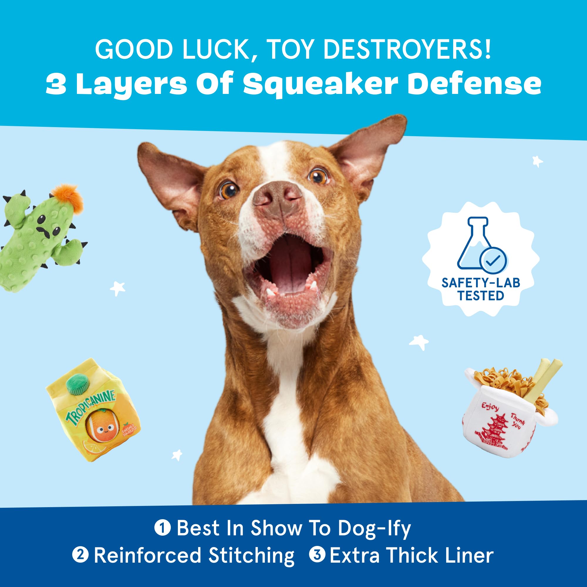 BarkBox Sub Zero Camping Hero : jouet interactif et durable pour sessions prolongées.