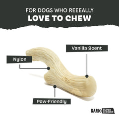 BarkBox Super Chewer con sabor tocino para juego prolongado