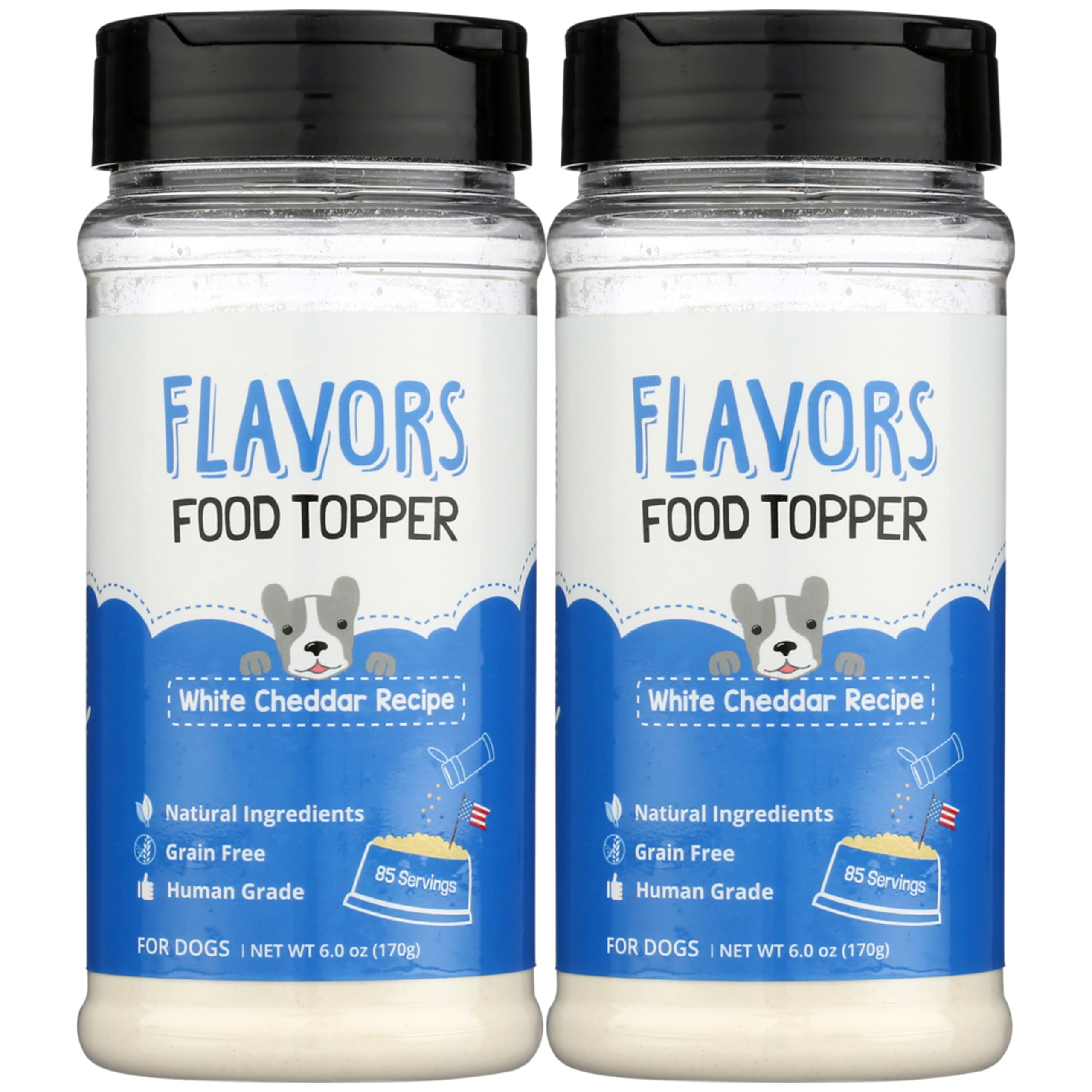 BEAUMONT BASICS Flavors aderezo de queso blanco para perros, sabor irresistible