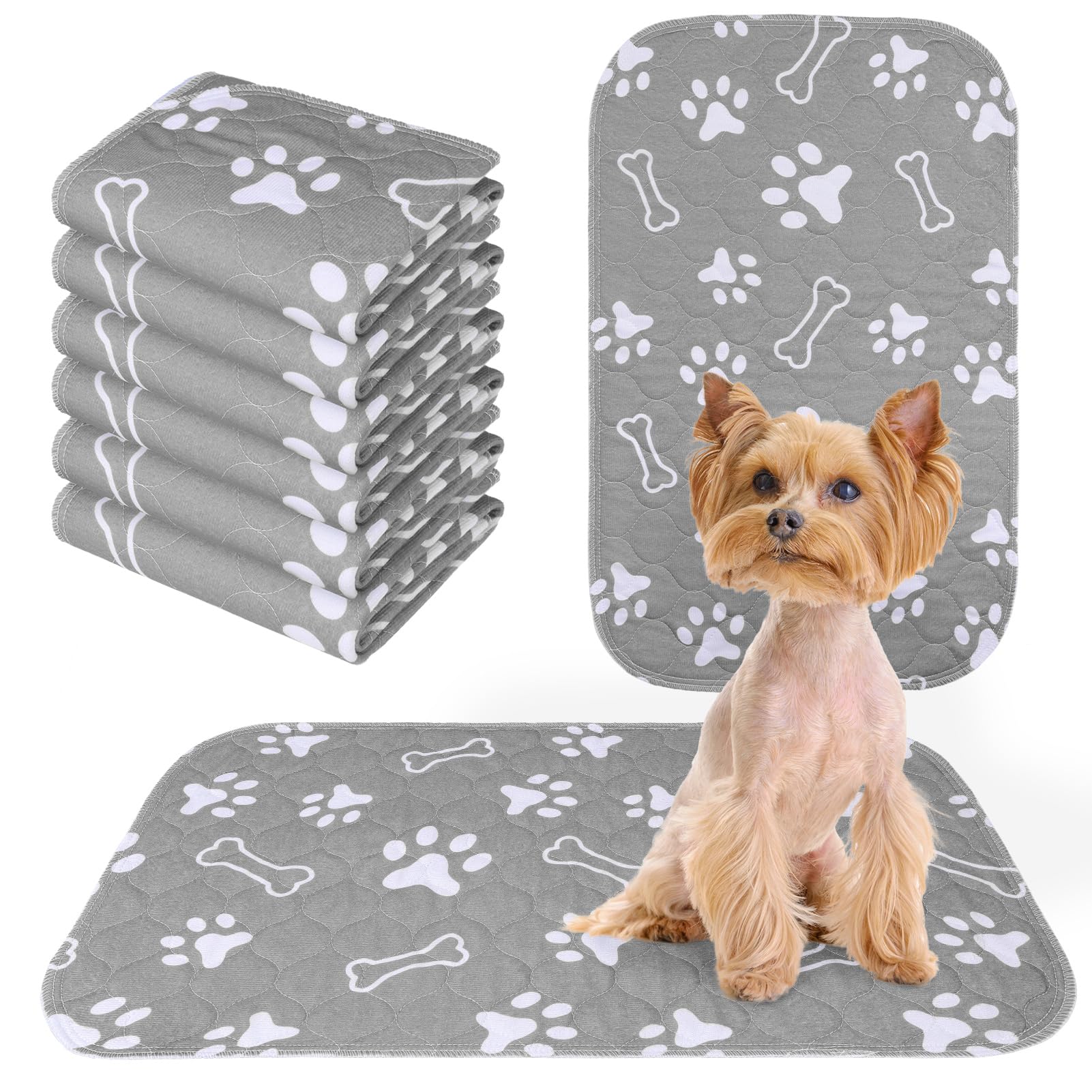 BEAUTYZOO almohadillas lavables para perros y gatos, absorben humedad y evitan manchas en casa