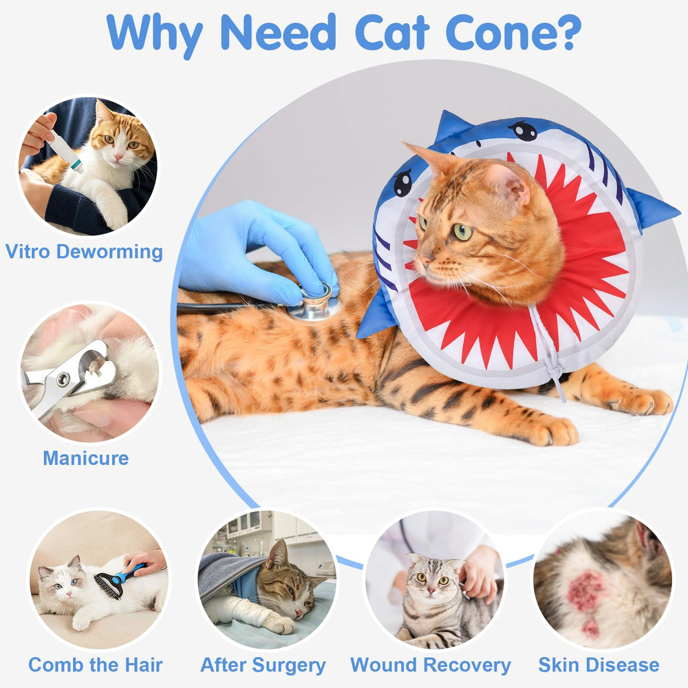 BEAUTYZOO collar cono sin fricción, bordes lisos para evitar rozaduras.