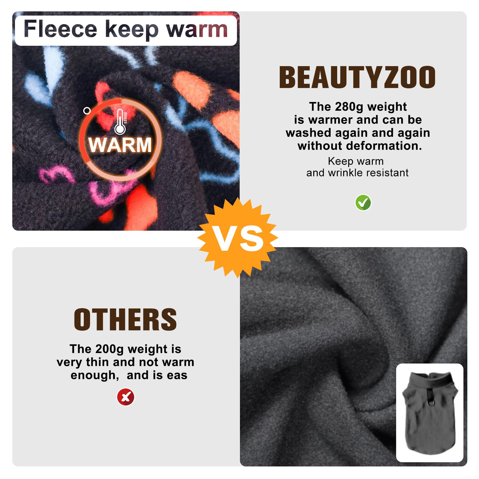BEAUTYZOO diseño de hueso en las patitas para un look divertido