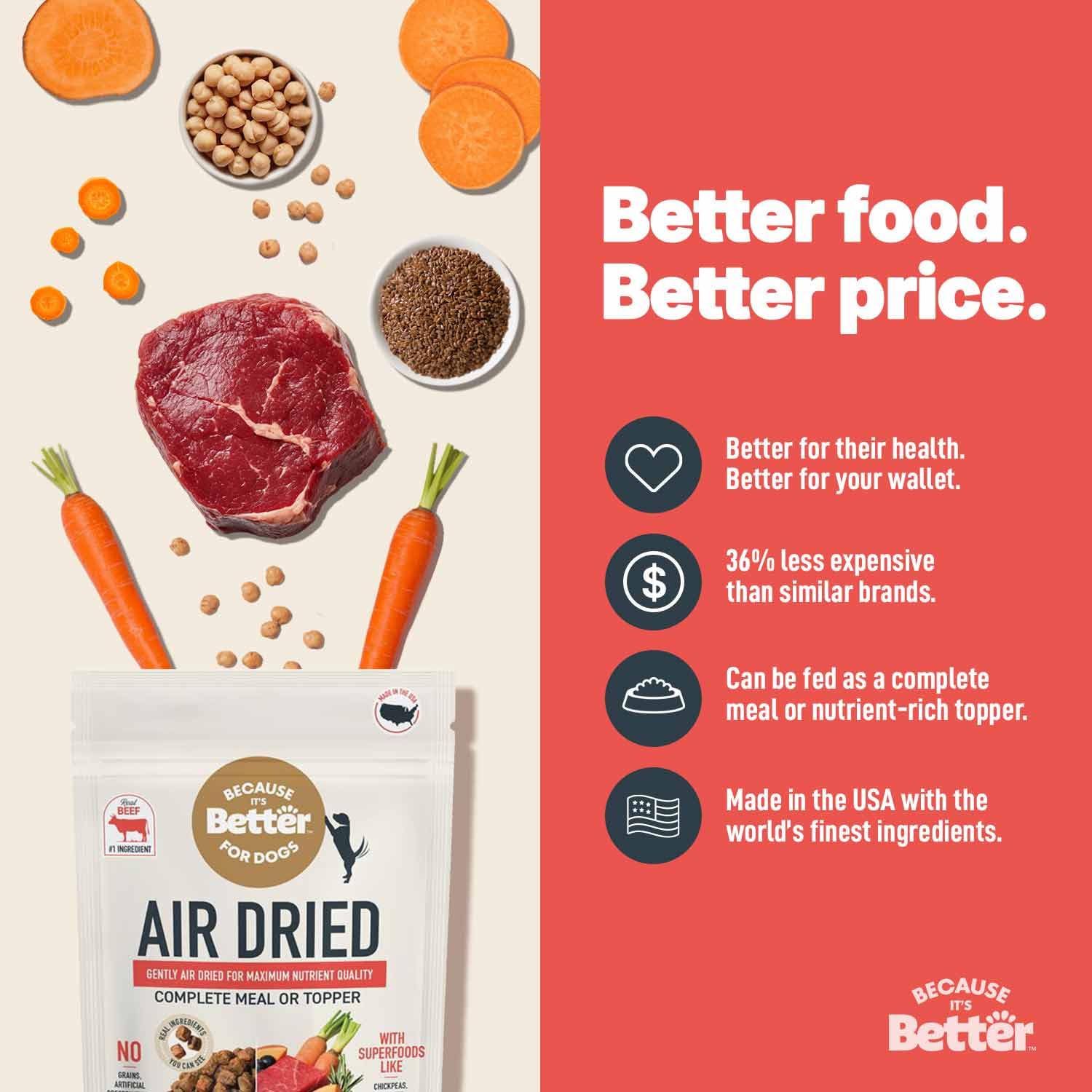 Because It’s Better: envase estable para despensa, sin necesidad de refrigeración.