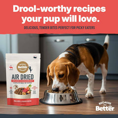 Because It’s Better: nutrición sin granos, sin maíz ni soja, opción natural para perros.