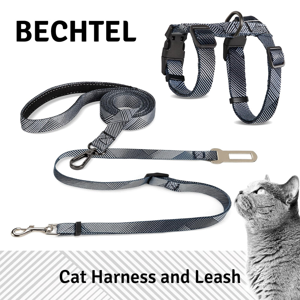 Correa BECHTEL para gato, diseño cómodo y ligero para paseos diarios