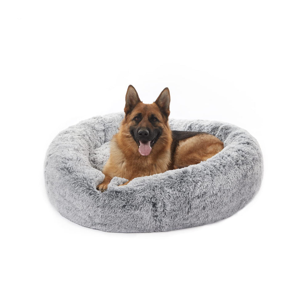 Bedfolks Cama Donut Tranquilidad para perro grande, descanso cómodo