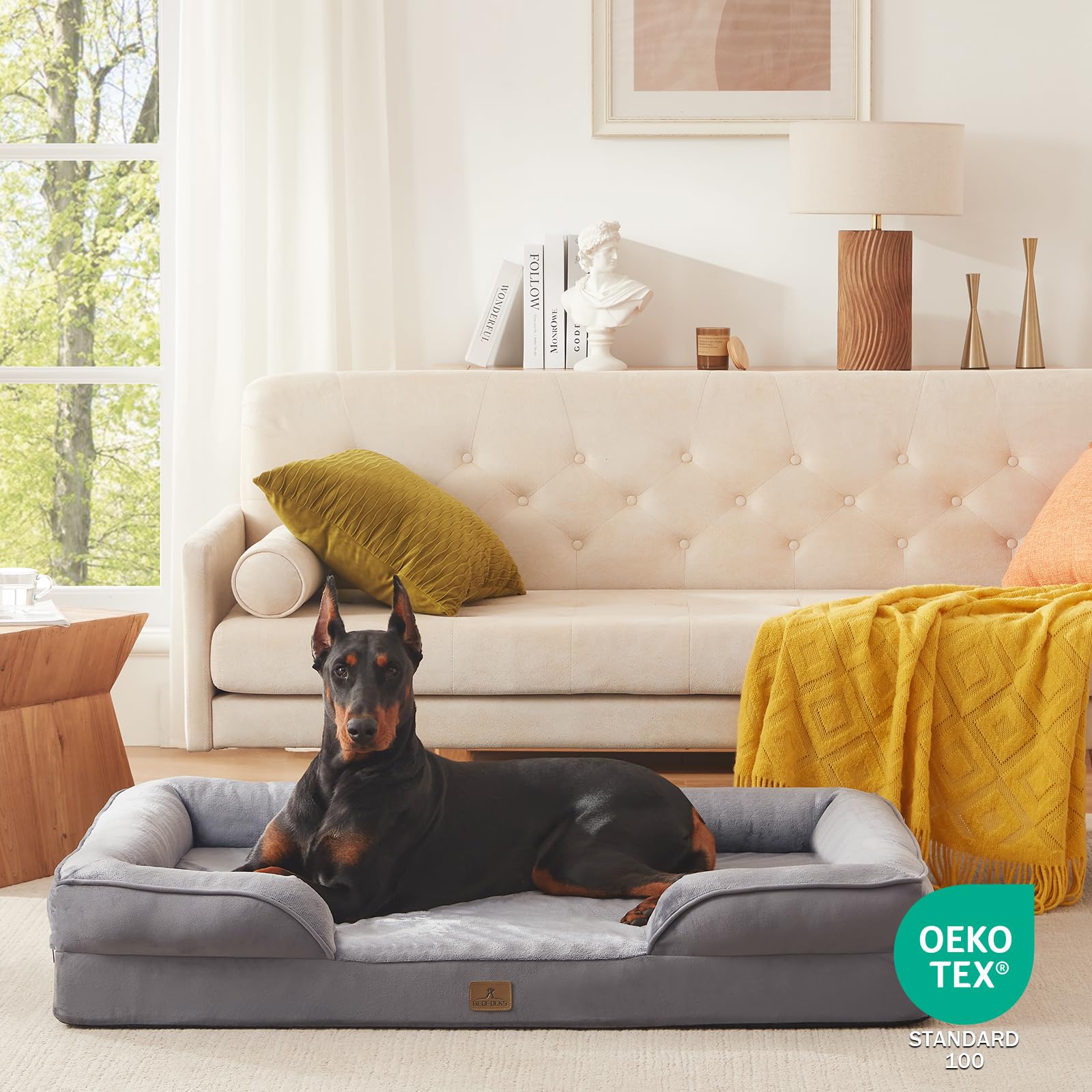 Bedfolks entrada baja facilita subir al perro.