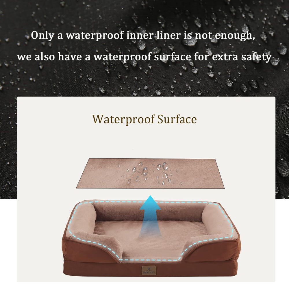 Bedfolks funda lavable e impermeable protege la cama