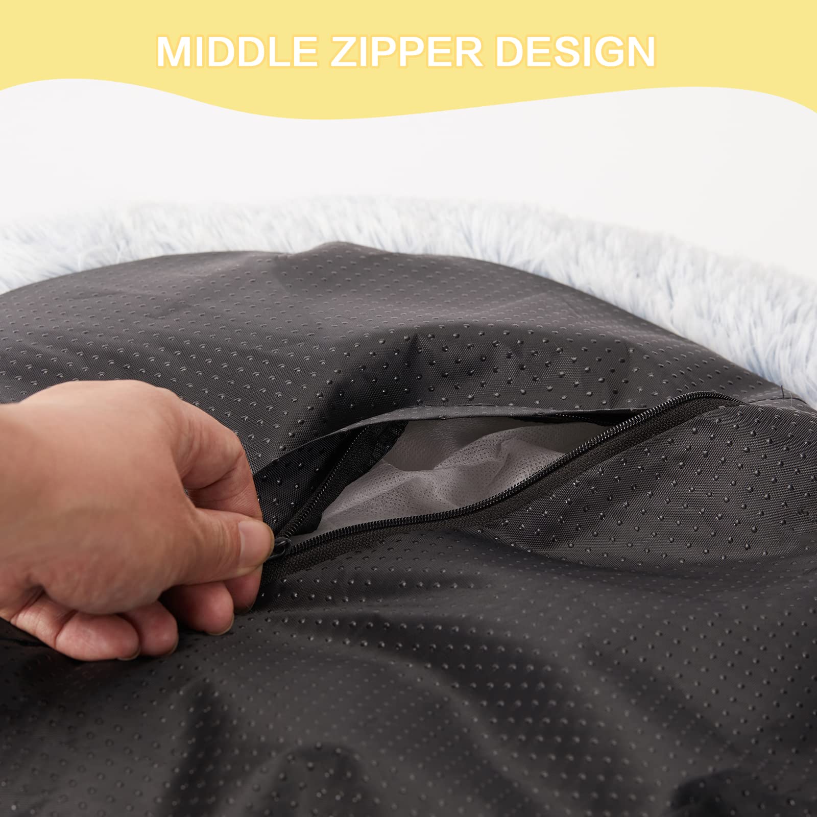 Bedfolks funda lavable a máquina para limpieza sencilla.